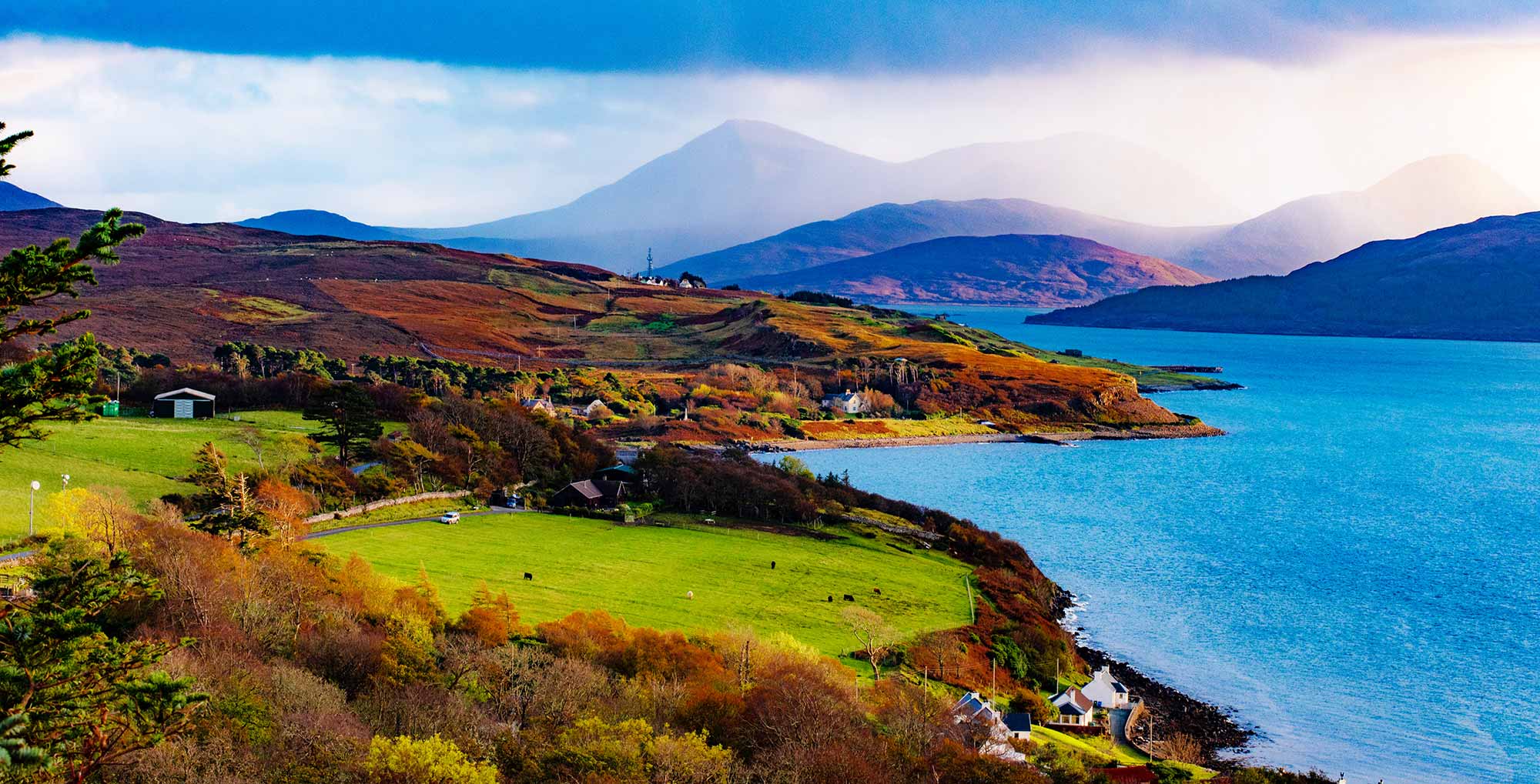The town of Raasay which will be supported by Raasay Community Renewables Hydro Electric scheme