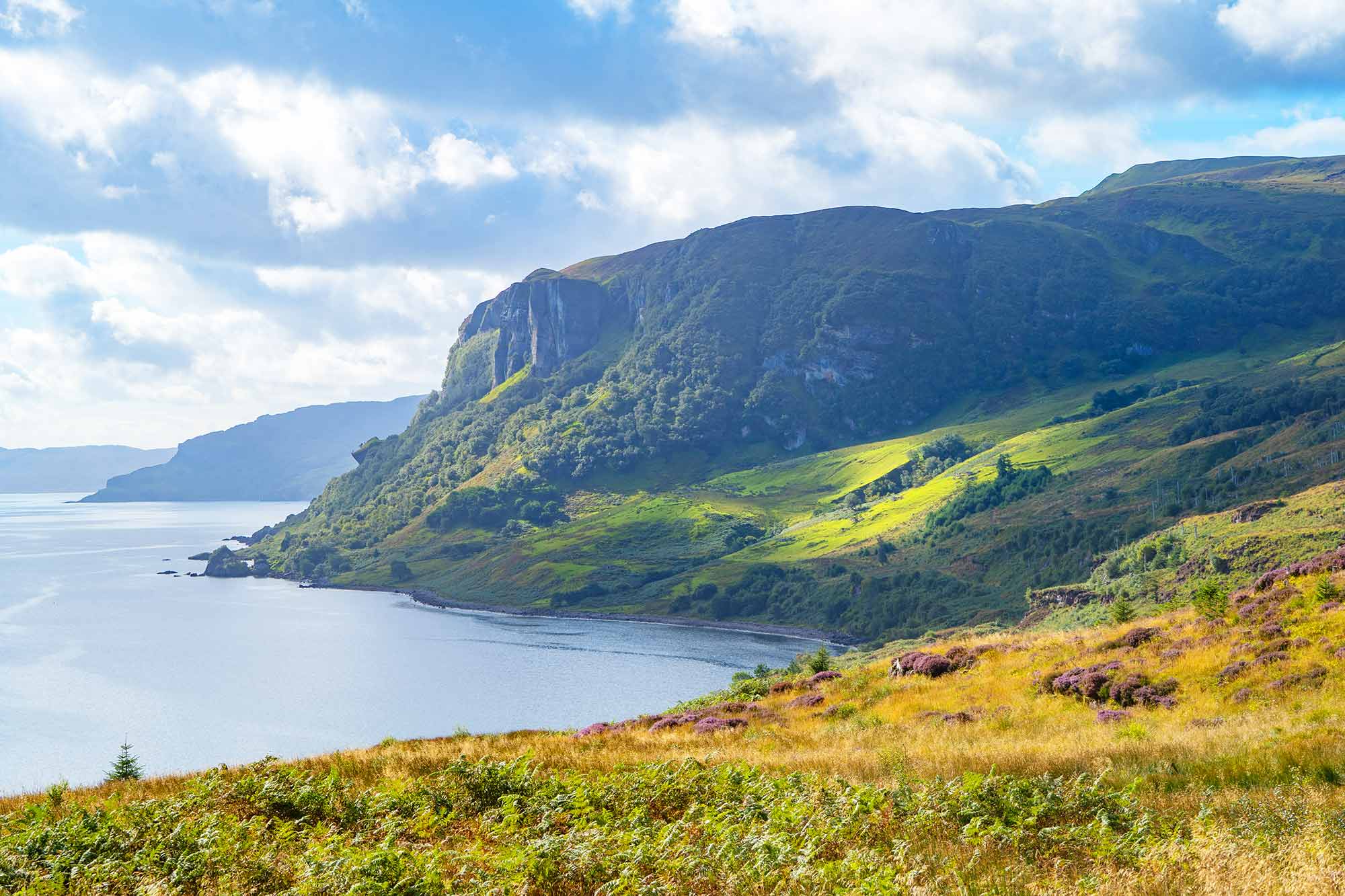 Stunning landscape on Raasay where Raasay Community Renewables Hydro Scheme is located